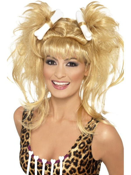 Crazy Cavegirl Bunches Wig