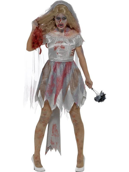Deluxe Zombie Bride Costume