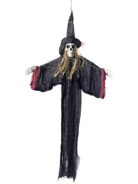 Hanging Witch Skeleton Decoration