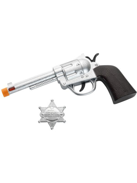 Western Roscoe Gun and Badge