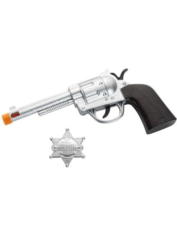 Western Roscoe Gun and Badge
