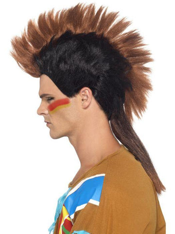 Native American Inspired Male Mohican Wig