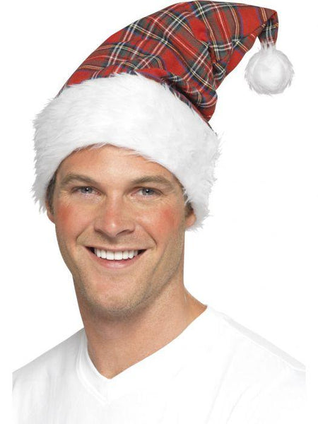 Tartan Santa Hat