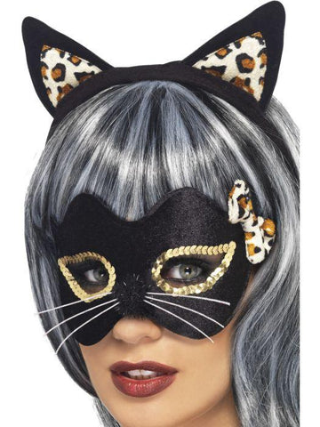 Midnight Kitty Eye Mask & Ear Set