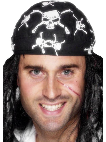 Pirate Bandana, Skull and Crossbones Design