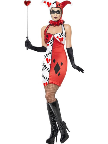 Cirque Sinister Jester of Broken Hearts Costume