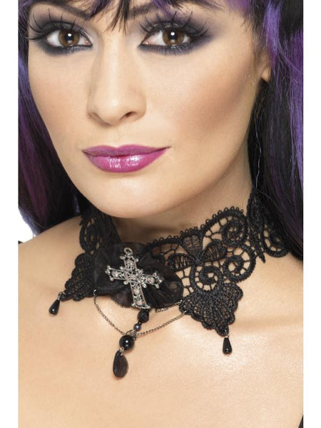 Gothic Lace Choker