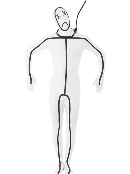 Hangman Second Skin Costume with Noose