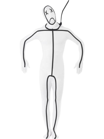 Hangman Second Skin Costume with Noose