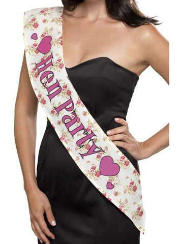 Deluxe Vintage Hen Party Sash