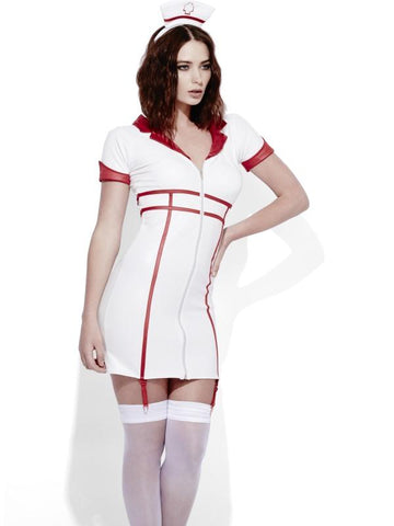 Fever Role-Play Nurse Wet Look Costume