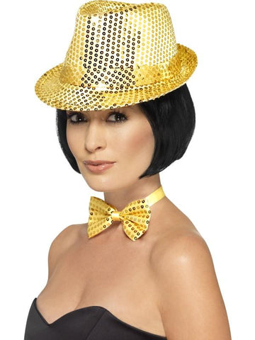 Sequin Trilby Hat
