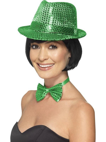 Sequin Trilby Hat