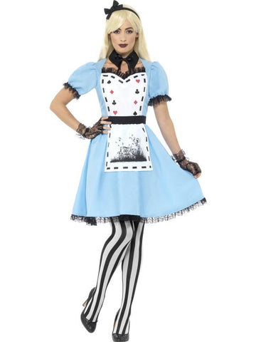 Deluxe Dark Tea Party Costume, with Dress