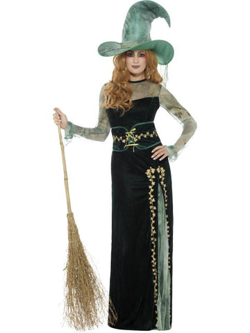 Deluxe Emerald Witch Costume