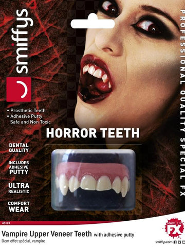 Horror Teeth, Vampire, with Upper Veneer Teeth
