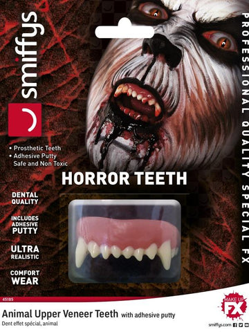 Horror Teeth, Animal, with Upper Veneer Teeth