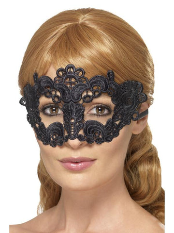 Embroidered Lace Filigree Floral Eyemask