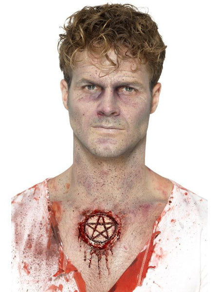Latex Pentagram Scar Prosthetic