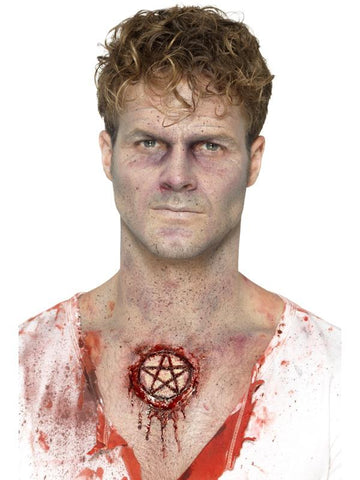 Latex Pentagram Scar Prosthetic