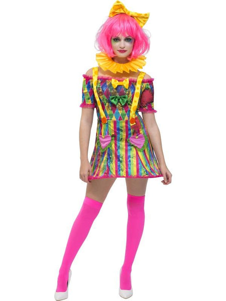 Fever Patchwork Clown Costume