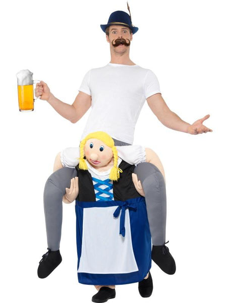 Piggyback Bavarian Beer Maiden Costume