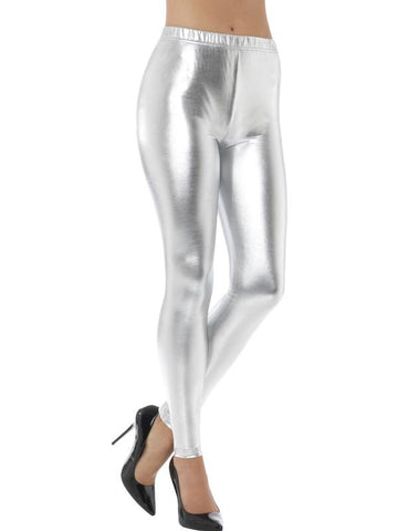 80s Metallic Disco Leggings
