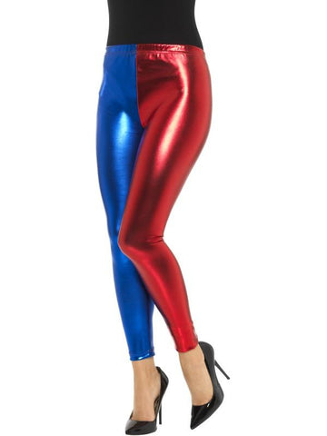 Harlequin Cosplay Leggings, Metallic