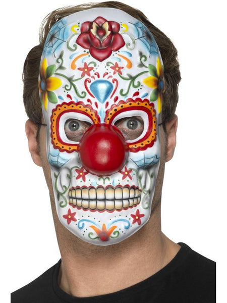 Day of the Dead Clown Mask