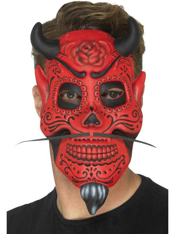 Day of the Dead Devil Mask, Adult