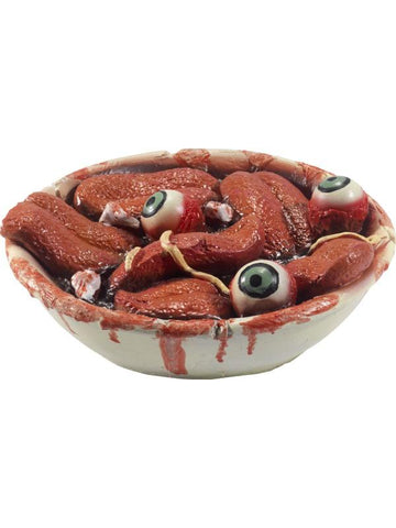 Latex Gory Gourmet Tongue Bowl Prop