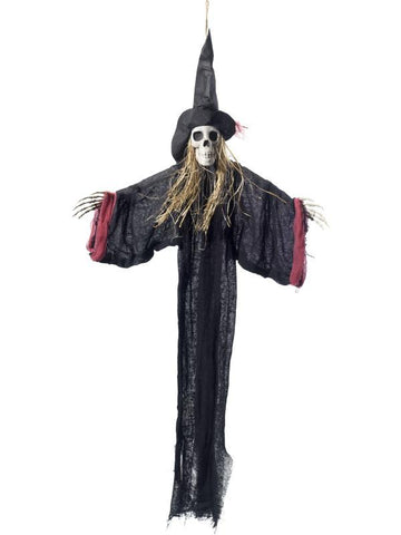 Hanging Witch Skeleton Decoration